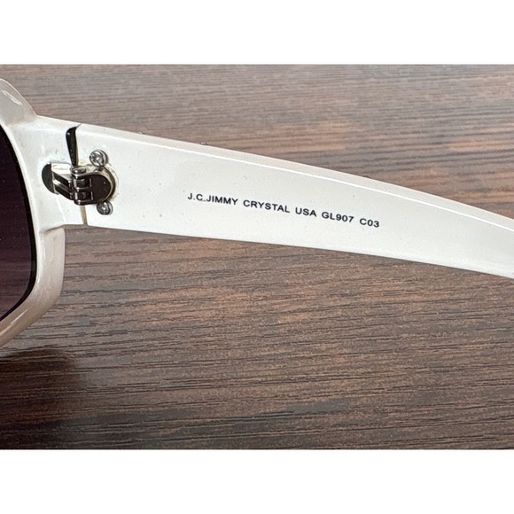 Jimmy Crystal New York GL907 C03 Swarovski Crystal Sunglasses White Black main image 5